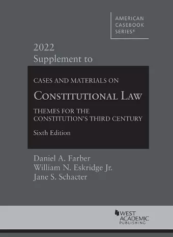 Cases and Materials on Constitutional Law cover