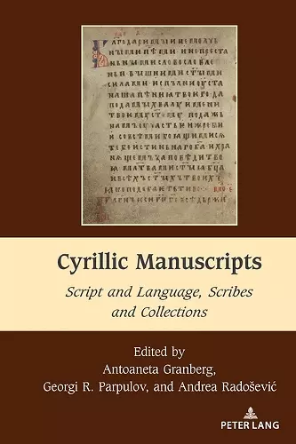 Cyrillic Manuscripts cover