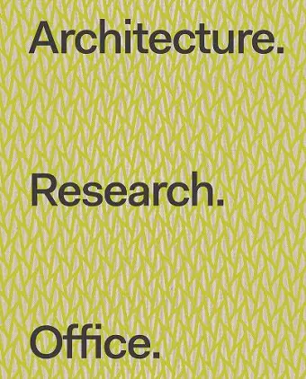 Architecture. Research. Office. cover