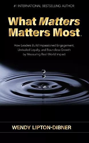 What Matters Matters Most cover