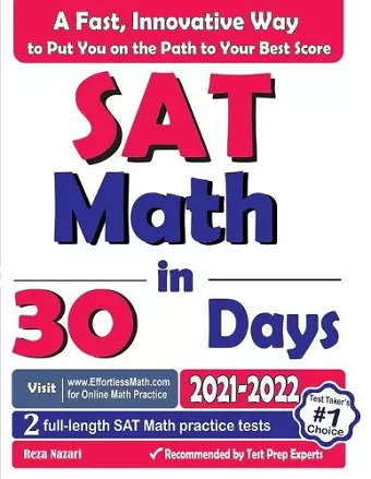 SAT Math in 30 Days cover