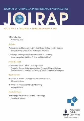 Journal of Online Learning Research and Practice cover