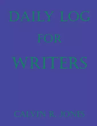 Daily Log for Writers cover