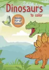 Dinosaurs to color cover