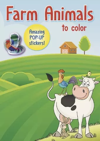 Farm Animals to color cover