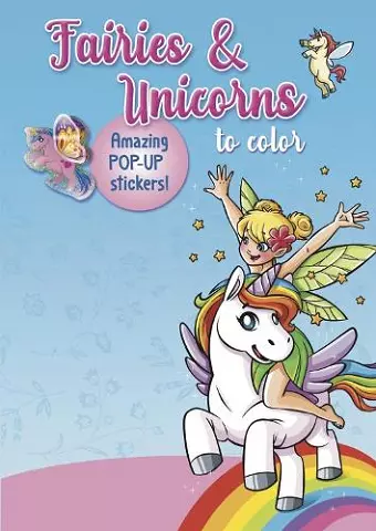 Fairies & Unicorns to color cover