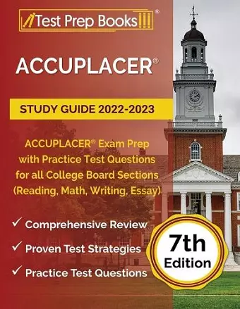 ACCUPLACER Study Guide 2022-2023 cover