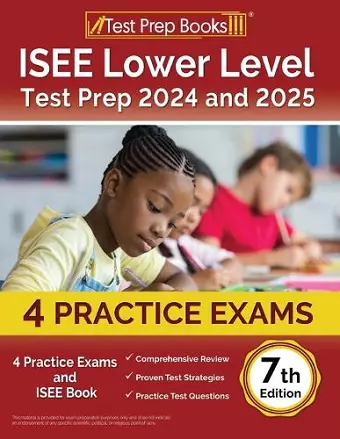 ISEE Lower Level Test Prep 2024 and 2025 cover