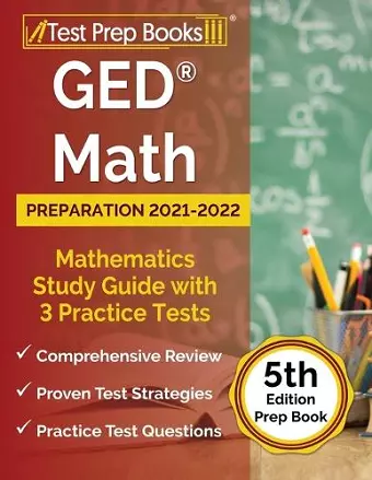 GED Math Preparation 2021-2022 cover