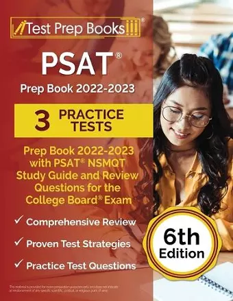 PSAT Prep Book 2022-2023 with 3 Practice Tests cover