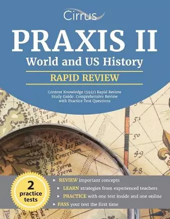 Praxis II World and US History Content Knowledge (5941) Rapid Review Study Guide cover