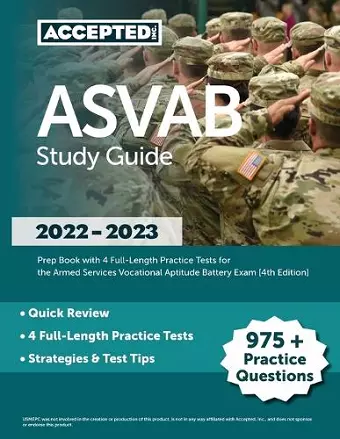 ASVAB Study Guide 2022-2023 cover