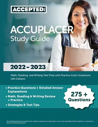 ACCUPLACER Study Guide 2022-2023 cover