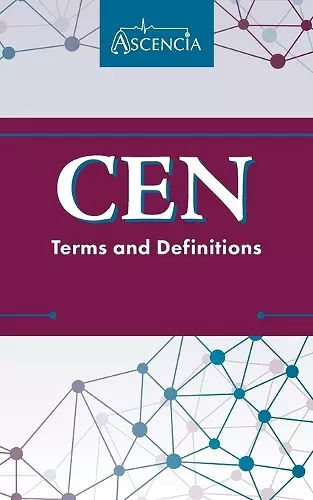 CEN Terms and Definitions cover