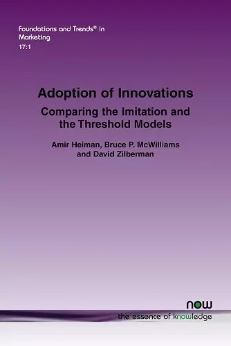 Adoption of Innovations cover