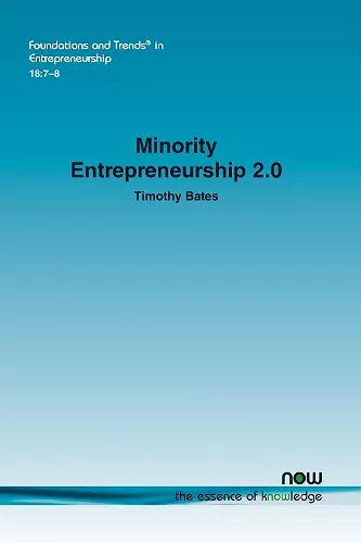 Minority Entrepreneurship 2.0 cover
