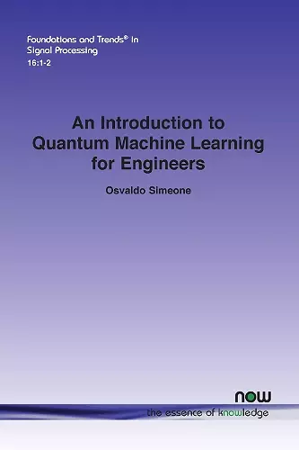 An Introduction to Quantum Machine Learning for Engineers cover