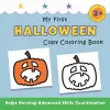 My First Halloween Copy Coloring Book cover