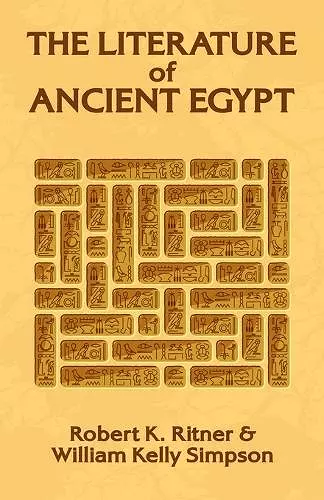 The Literature of Ancient Egypt cover