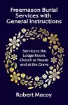 Freemason Burial Services with General Instructions cover