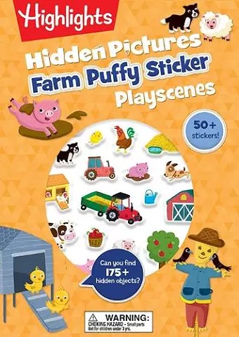 Farm Hidden Pictures Puffy Sticker Playscenes cover