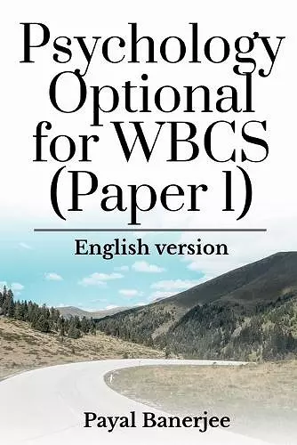 Psychology Optional for WBCS (Paper 1) cover