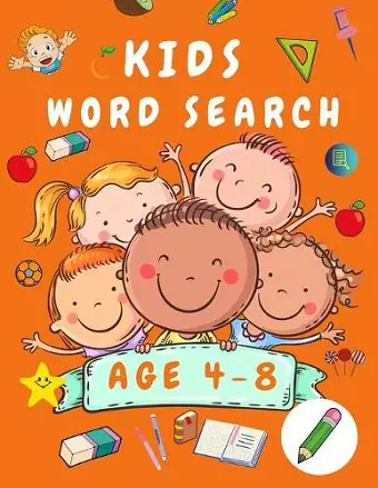 Kid Word Search Book Age 4-8 cover