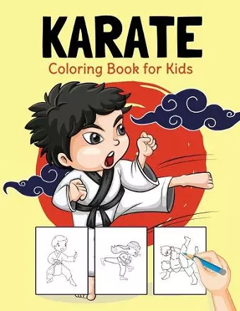 Karate Coloring Book for Kids cover