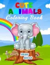 Cute Animals Coloring Book for Kids Ages 4-8 cover