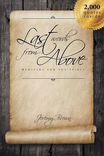 Last Words From Above cover