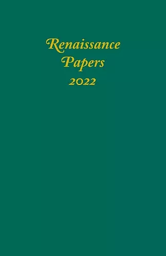 Renaissance Papers 2022 cover