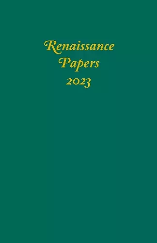 Renaissance Papers 2023 cover