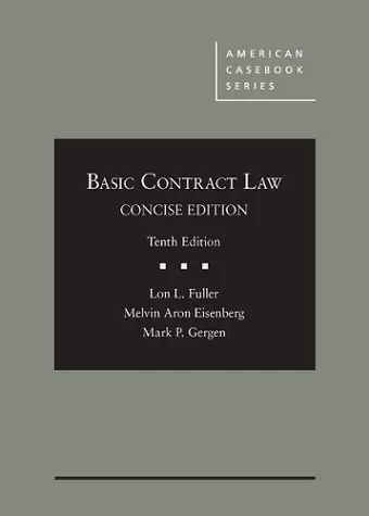 Basic Contract Law, Concise Edition - CasebookPlus cover