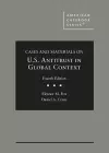 Cases and Materials on United States Antitrust in Global Context cover