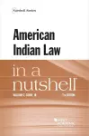 American Indian Law in a Nutshell cover
