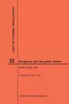 Code of Federal Regulations Title 33, Navigation and Navigable Waters, Parts 125-199, 2017 cover