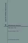 Code of Federal Regulations Title 5, Administrative Personnel, Parts 700-1199, 2018 cover