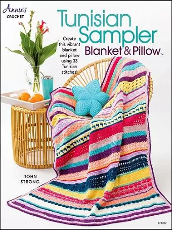 Tunisian Sampler Blanket & Pillow cover