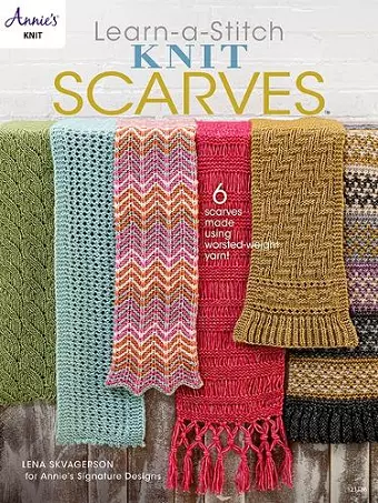 Learn-a-Stitch Knit Scarves cover