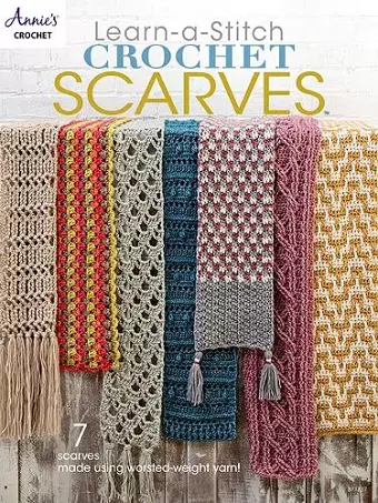 Learn-a-Stitch Crochet Scarves cover