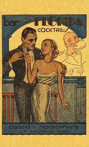 Bar La Florida Cocktails 1935 Reprint cover