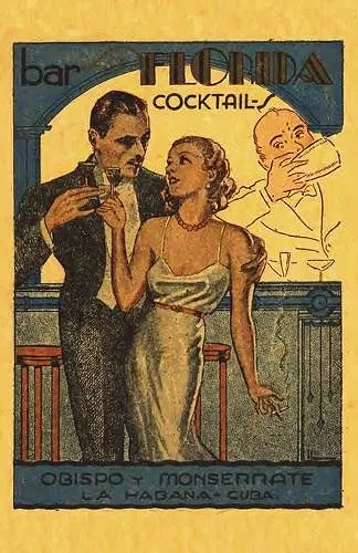 Bar La Florida Cocktails 1935 Reprint cover