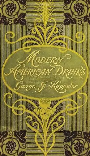 Modern American Drinks 1895 Reprint cover