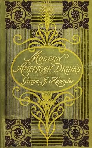 Modern American Drinks 1895 Reprint cover