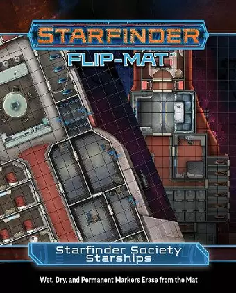 Starfinder Flip-Mat: Starfinder Society Starships cover