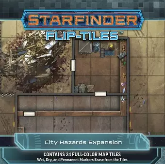 Starfinder Flip-Tiles: City Hazards Expansion cover