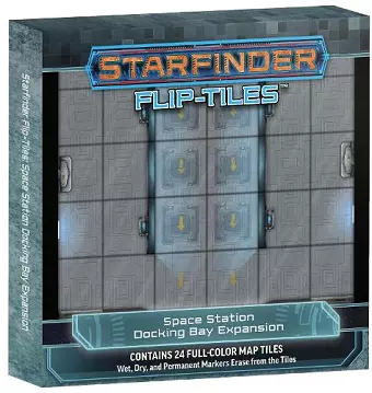 Starfinder Flip-Tiles: Space Station Docking Bay Expansion cover