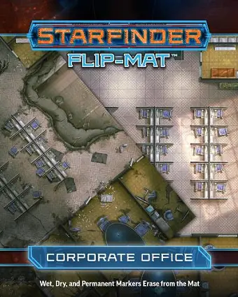 Starfinder Flip-Mat: Corporate Office cover