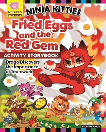 Ninja Kitties Fried Eggs and the Red Gem Activity Storybook cover