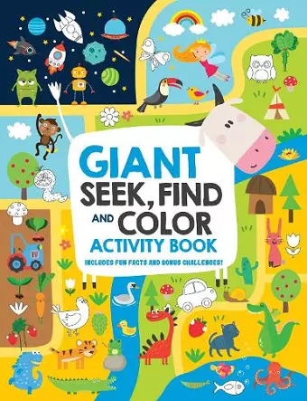 Giant Seek, Find and Color Activity Book cover